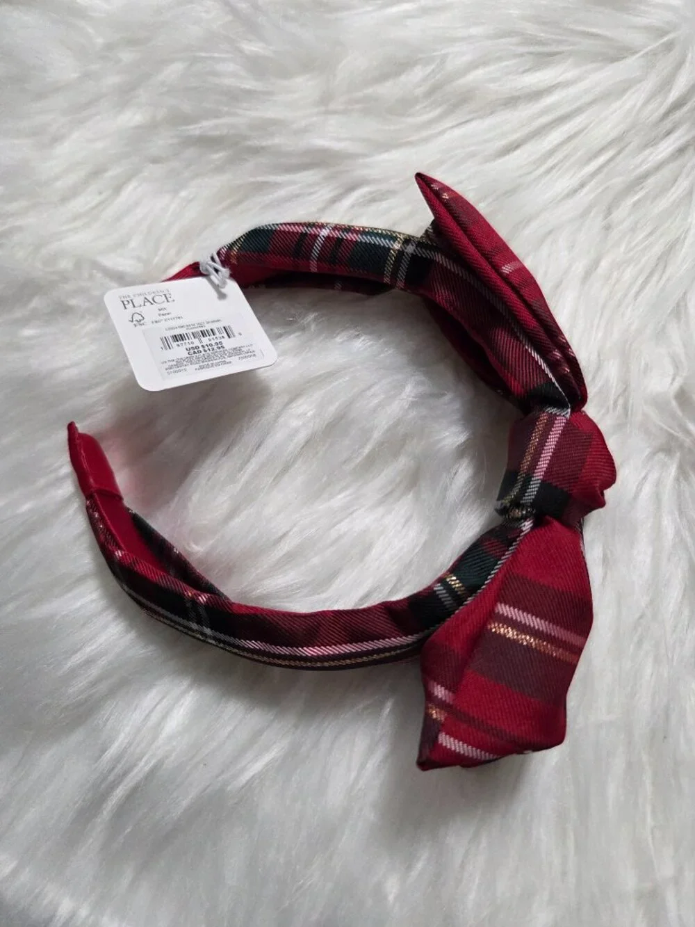 The Children's Place Bow Plaid Headband